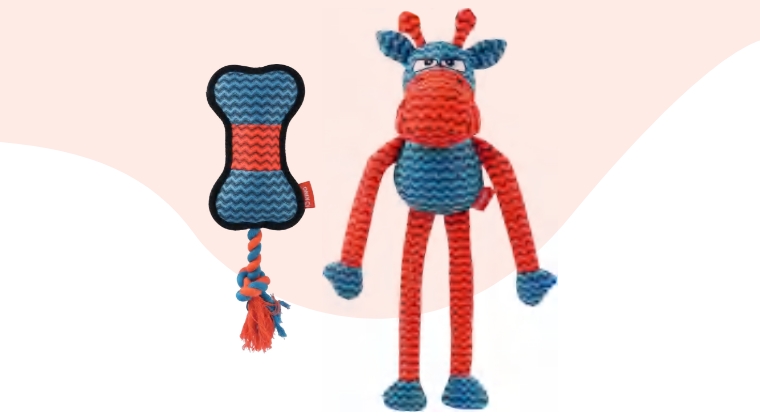 T4Pet-Giochi-Dog-Bone-Giraffe T4 Pet Giochi Dog Bone Giraffe